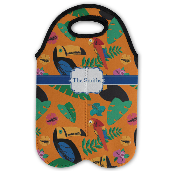 Toucans Double Wine Tote - Flat (new)