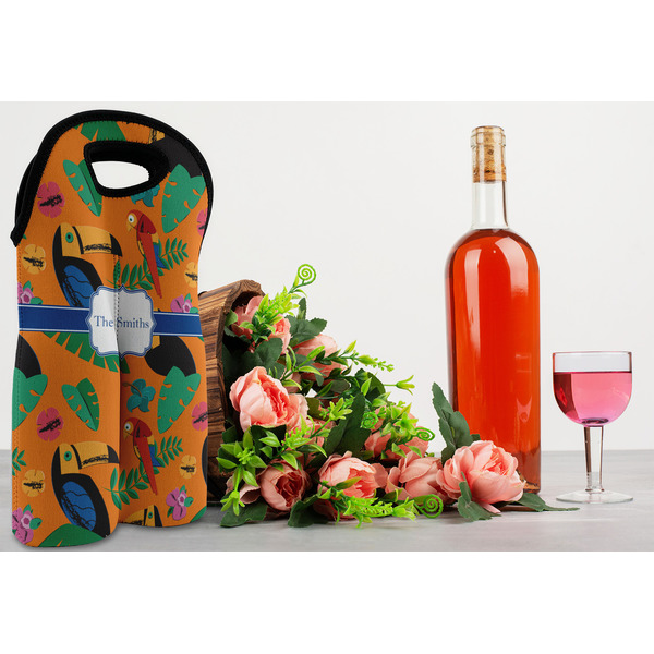 Toucans Double Wine Tote - LIFESTYLE (new)