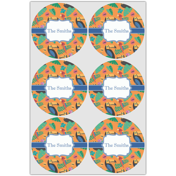 Toucans Drink Topper - XLarge - Set of 6