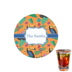 Toucans Printed Drink Topper - 1.5" (Personalized)