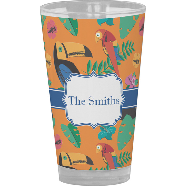 Custom Toucans Pint Glass - Full Color (Personalized)