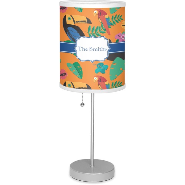Custom Toucans Lamp with Drum Shade (Personalized)