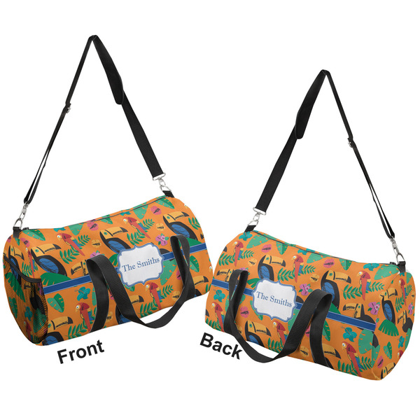 Toucans Duffle bag large front and back sides