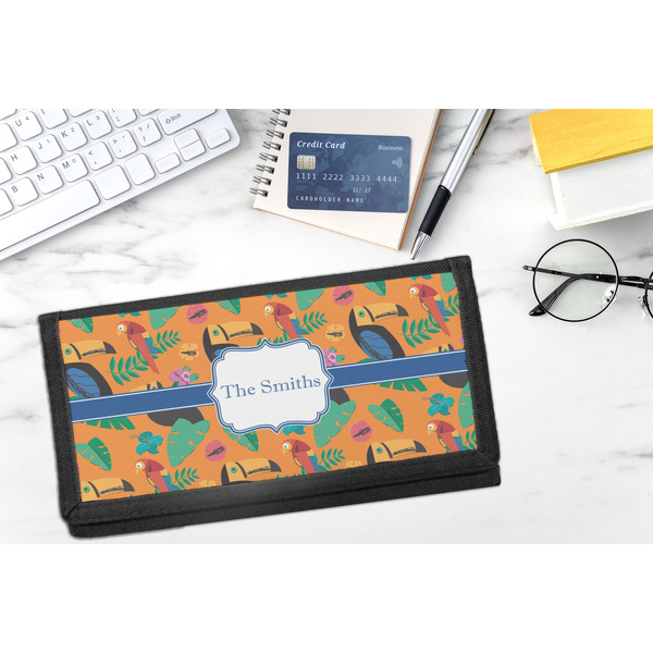 Toucans DyeTrans Checkbook Cover - LIFESTYLE