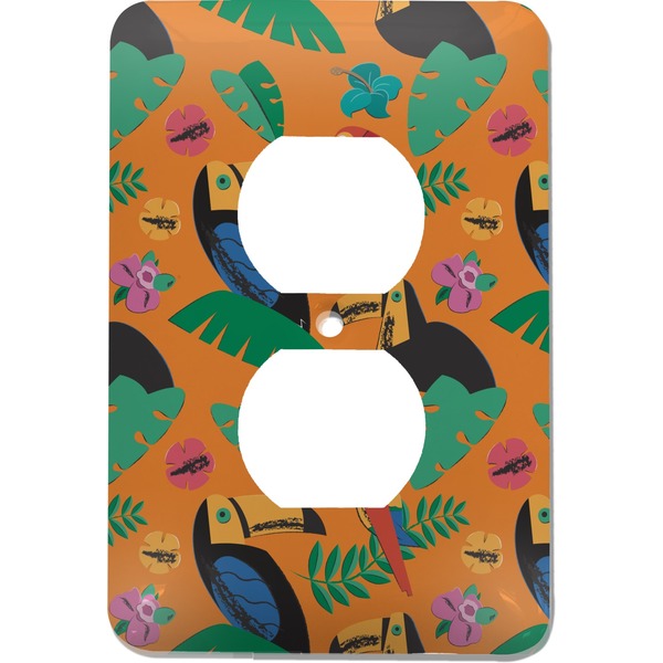 Custom Toucans Electric Outlet Plate