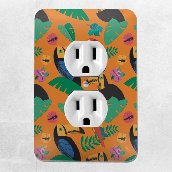 Toucans Electric Outlet Plate - LIFESTYLE