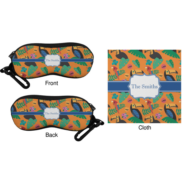 Toucans Eyeglass Case & Cloth (Approval)
