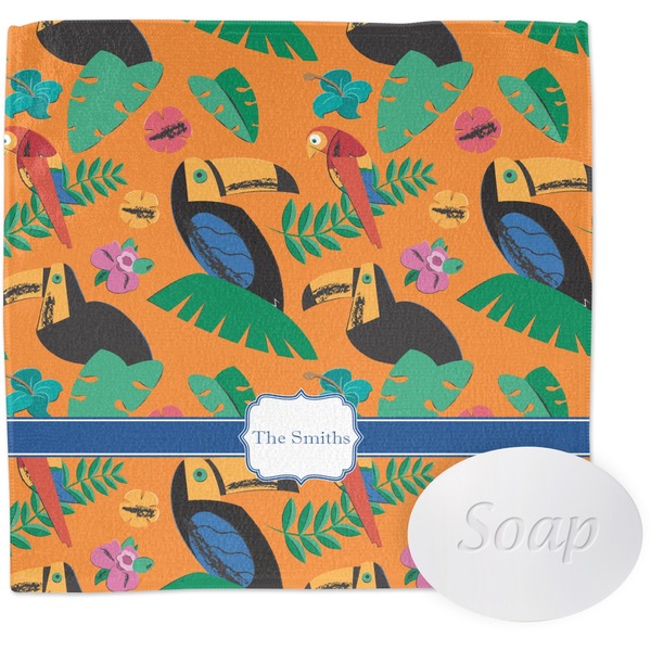 Toucans Wash Cloth with soap