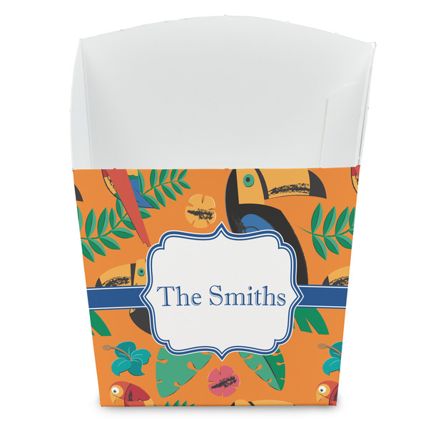 Custom Toucans French Fry Favor Boxes (Personalized)