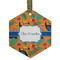 Toucans Flat Glass Ornament - Hexagon w/ Name or Text