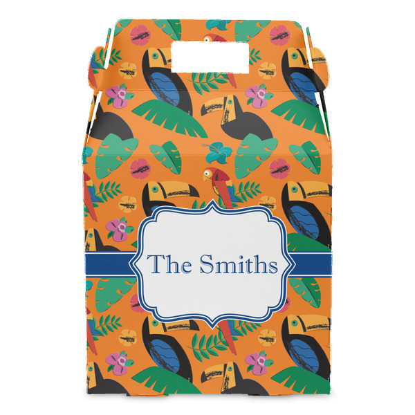 Toucans Gable Favor Box - Front