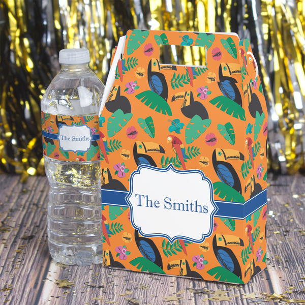 Toucans Gable Favor Box - In Context