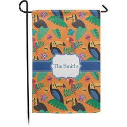 Toucans Small Garden Flag - Single Sided w/ Name or Text