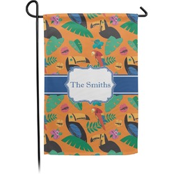 Toucans Small Garden Flag - Double Sided w/ Name or Text