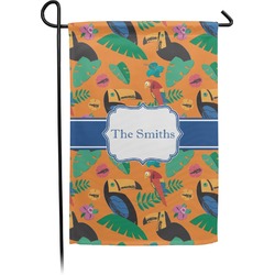 Toucans Small Garden Flag - Double Sided w/ Name or Text