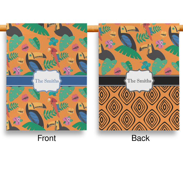 Toucans Garden Flags - Large - Double Sided - APPROVAL