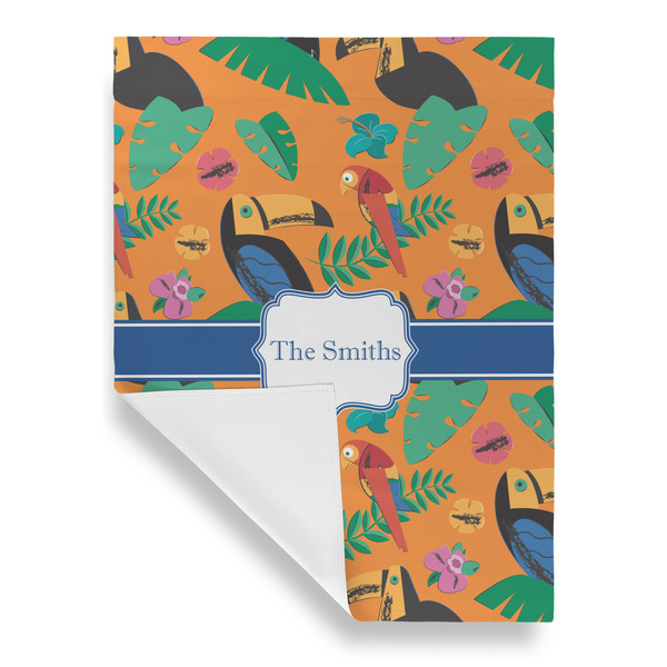 Toucans Garden Flags - Large - Single Sided - FRONT FOLDED