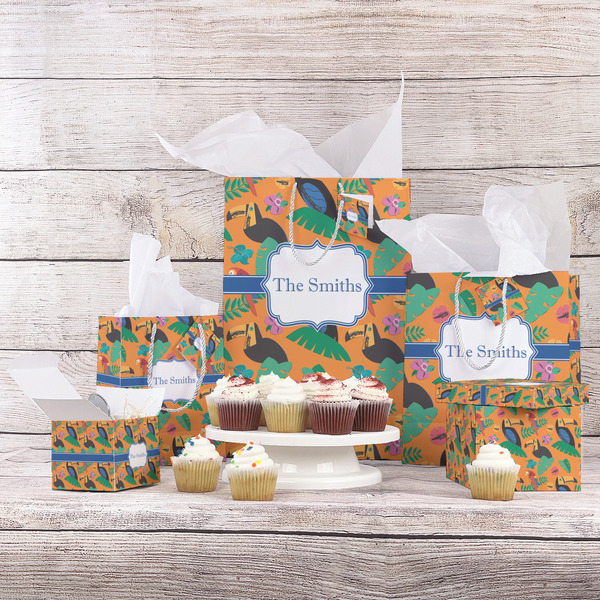 Toucans Gift Bags - In Context