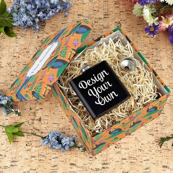 Toucans Gift Boxes with Lid - Canvas Wrapped - Large - In Context