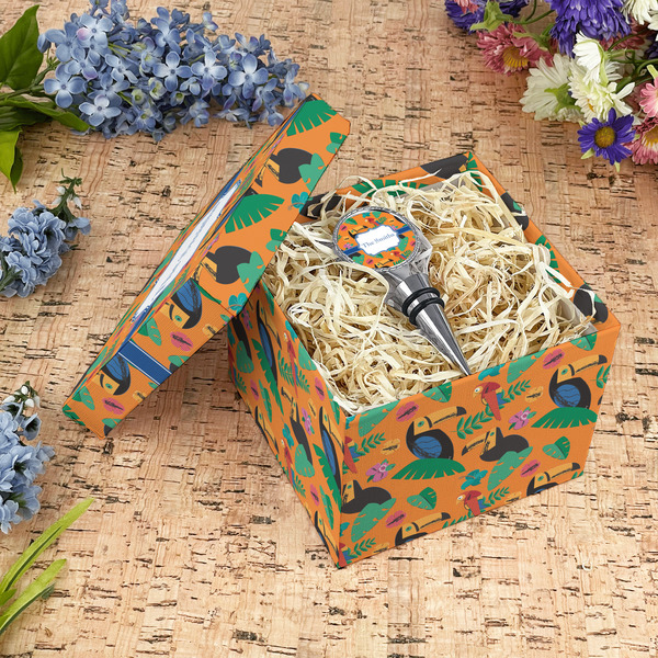 Toucans Gift Boxes with Lid - Canvas Wrapped - Medium - In Context
