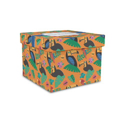 Toucans Gift Box with Lid - Canvas Wrapped - Small (Personalized)