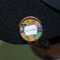 Toucans Golf Ball Marker Hat Clip - Gold - On Hat