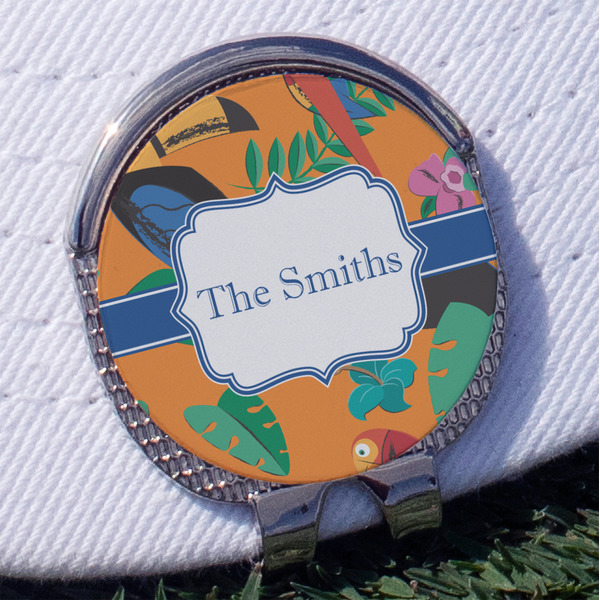 Custom Toucans Golf Ball Marker - Hat Clip