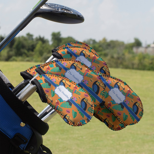 Custom Toucans Golf Club Iron Cover - Set of 9 (Personalized)