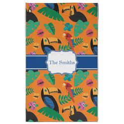 Toucans Golf Towel - Poly-Cotton Blend w/ Name or Text