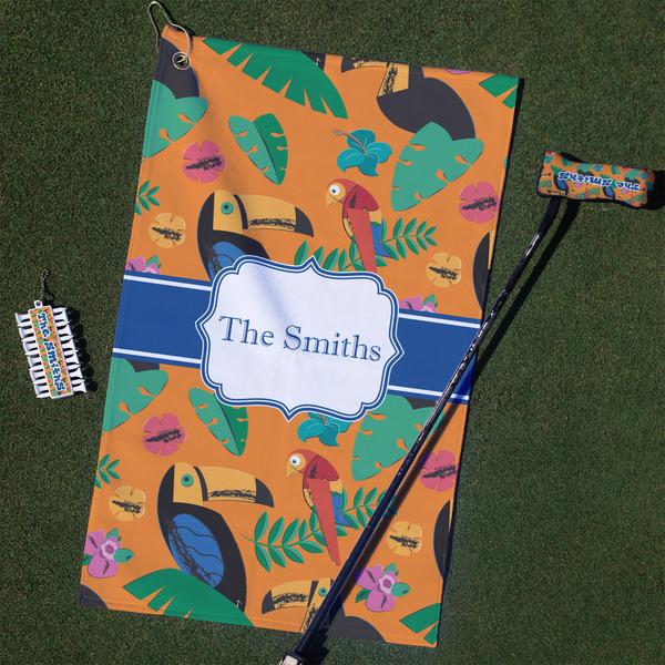Custom Toucans Golf Towel Gift Set (Personalized)