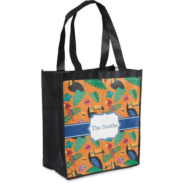 Custom Toucans Grocery Bag (Personalized)