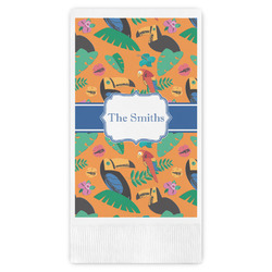 Toucans Guest Napkins - Full Color - Embossed Edge (Personalized)