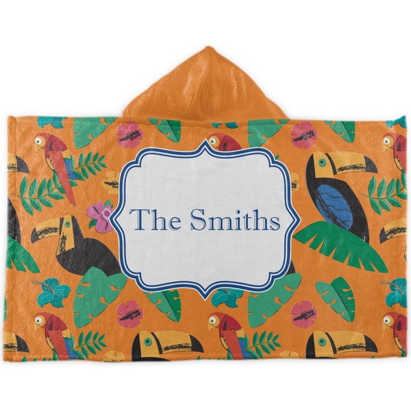 Custom Toucans Kids Hooded Towel (Personalized)