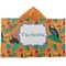 Toucans Hooded towel