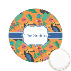 Toucans Printed Cookie Topper - 2.15" (Personalized)