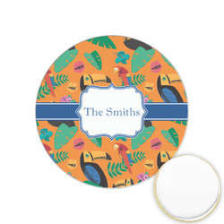 Toucans Printed Cookie Topper - 1.25" (Personalized)