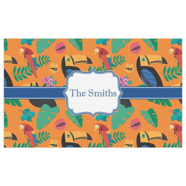 Toucans Indoor / Outdoor Rug - 3'x5' - Front Flat