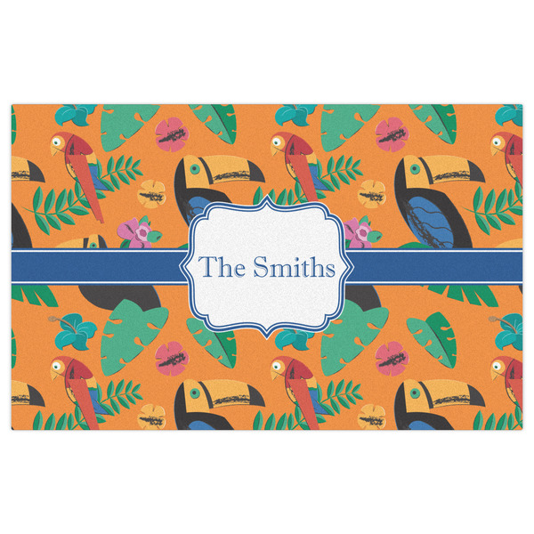 Toucans Indoor / Outdoor Rug - 5'x8' - Front Flat
