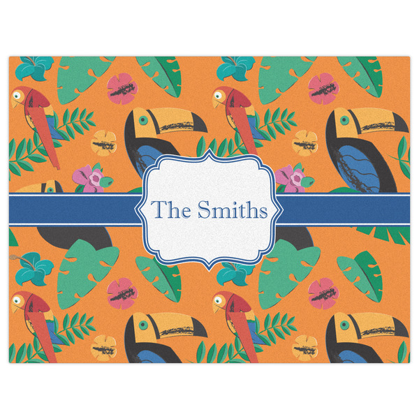 Toucans Indoor / Outdoor Rug - 6'x8' - Front Flat