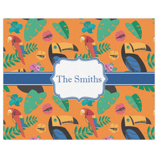 Toucans Indoor / Outdoor Rug - 8'x10' - Front Flat