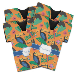 Toucans Jersey Bottle Cooler - Set of 4 (Personalized)