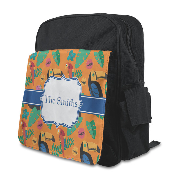 Custom Toucans Preschool Backpack (Personalized)