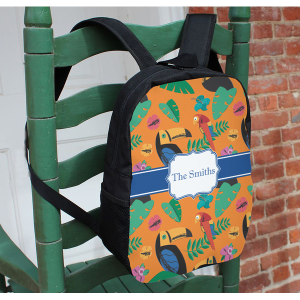 Toucans Kids Backpack - In Context