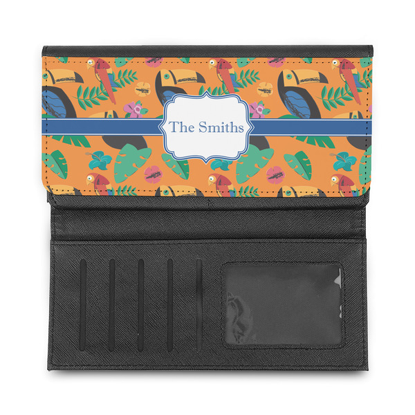 Toucans Ladies Wallet - Half Way Open