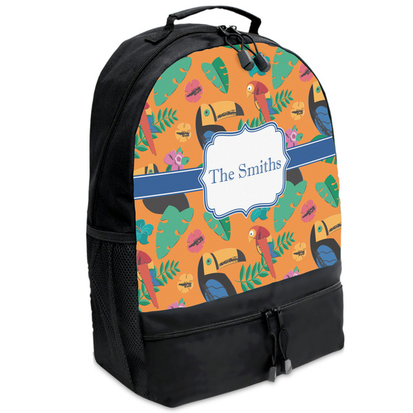 Custom Toucans Backpacks - Black (Personalized)