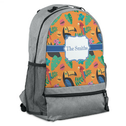 Toucans Backpack - Grey (Personalized)