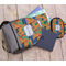 Toucans Large Backpack - Gray - With Stuff