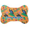 Toucans Bone Shaped Dog Food Mat (Personalized)