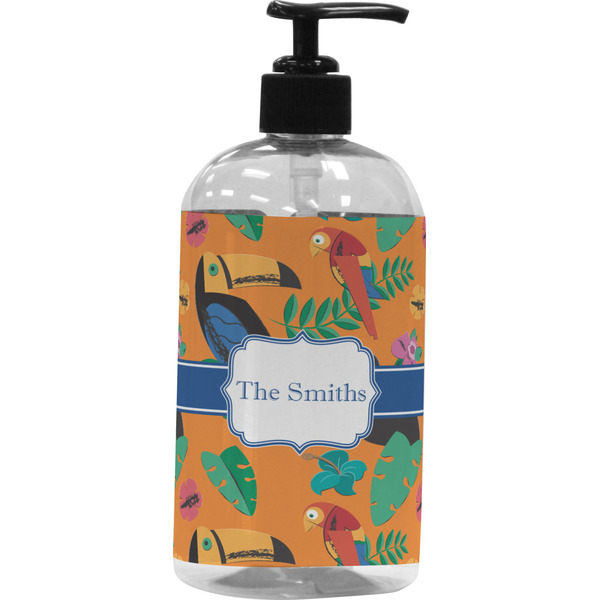 Custom Toucans Plastic Soap / Lotion Dispenser (Personalized)