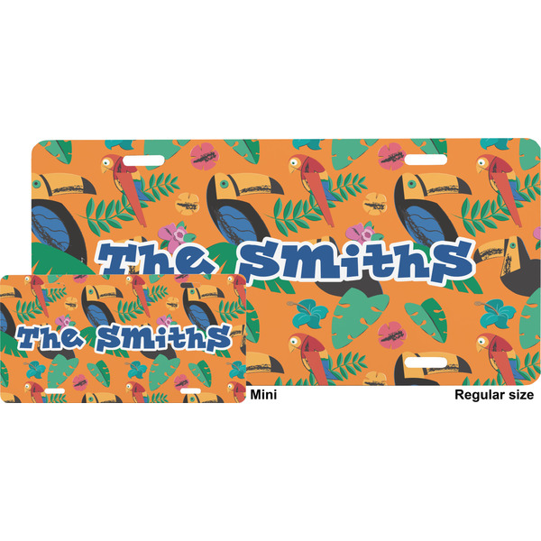 Toucans License Plate (Sizes)